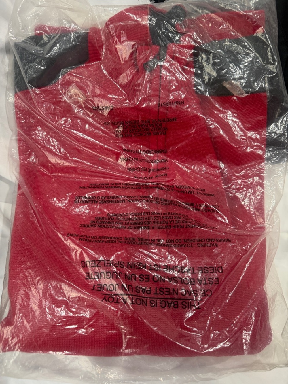 SwissGear Red and Black Crewneck Sweater